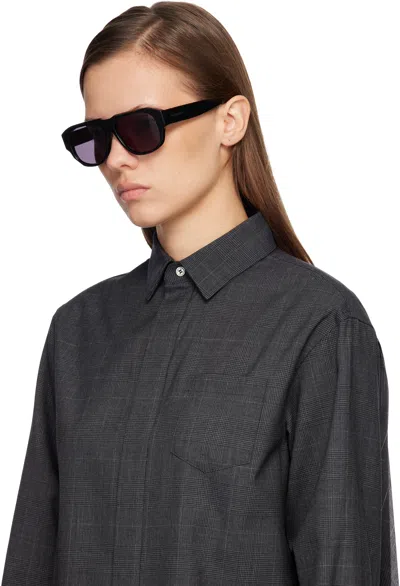 Givenchy Black Gv Day Aviator Sunglasses In Black
