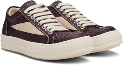 Rick Owens Drkshdw Burgundy Concordians Vintage Sneaks Sneakers In Burgundy