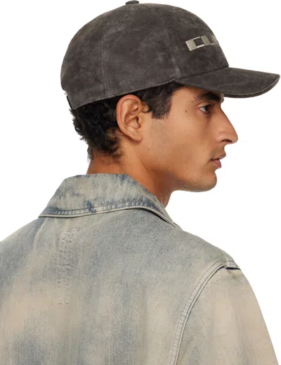 Rick Owens Drkshdw Gray Concordians Baseball Cap In Gray