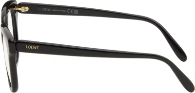 Loewe Black Slim Glasses In Black