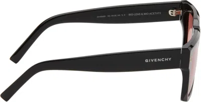 Givenchy Black Gv Day Square Sunglasses In Black