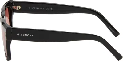 Givenchy Black Gv Day Square Sunglasses In Black