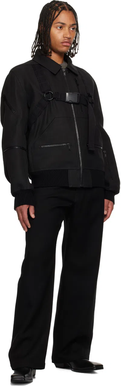 Rick Owens Black Concordians Geth Trousers In Black