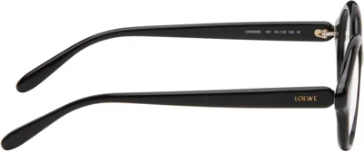 Loewe Black Slim Glasses In Black