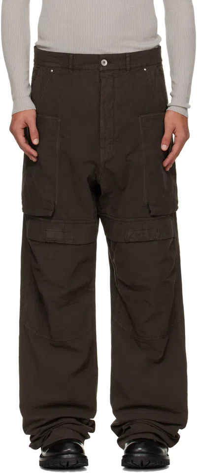 Rick Owens Drkshdw Jeans In Brown