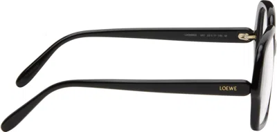 Loewe Black Large Square Glasses In Black