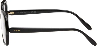 Loewe Black Large Square Glasses In Black