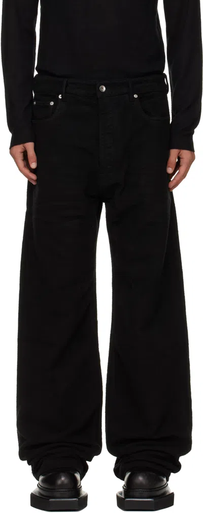 Rick Owens Drkshdw Belt Loop Jeans In Black