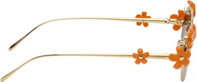 Loewe Gold Signature Sunglasses In Gold