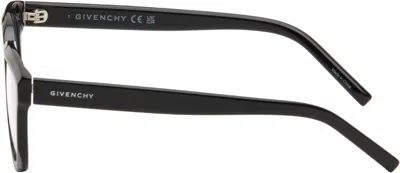 Givenchy Black Gv Day Rectangle Glasses In Black