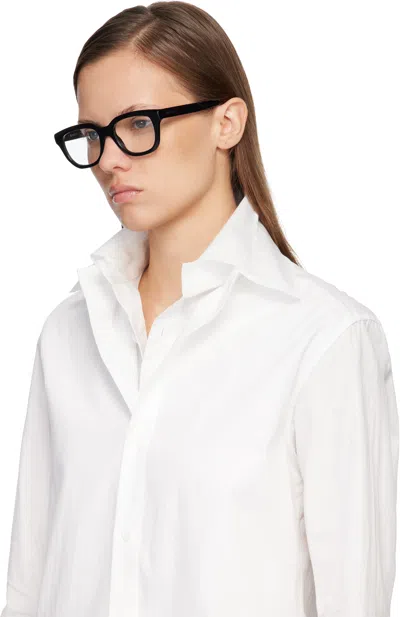 Givenchy Black Gv Day Rectangle Glasses In Black