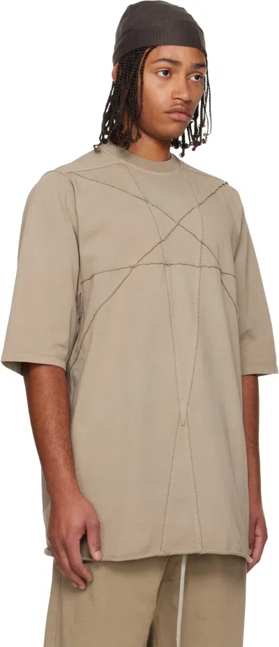 Rick Owens Drkshdw Concordians Jumbo Short-sleeve T-shirt In Neutral