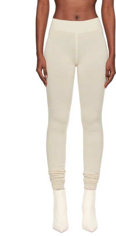 Rick Owens Off-white Concordians Runway Leggings In White