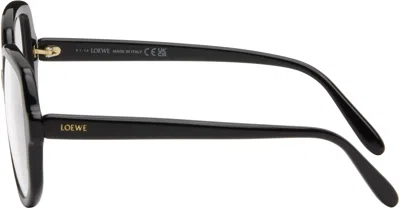 Loewe Black Thin Glasses In Black