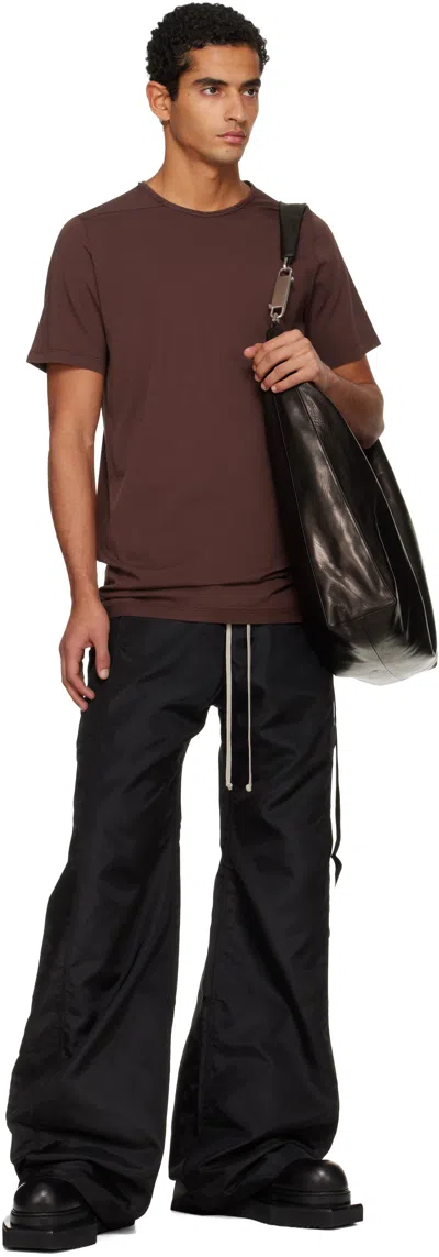 Rick Owens Drkshdw Burgundy Concordians Level T-shirt In Brown