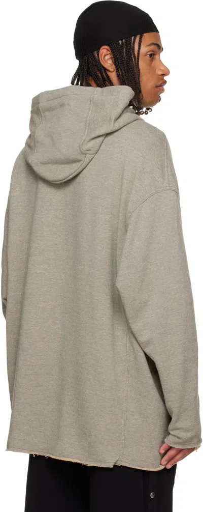 Rick Owens Drkshdw Peter Hoodie With Drawstring And Kangaroo Pocket In Multi