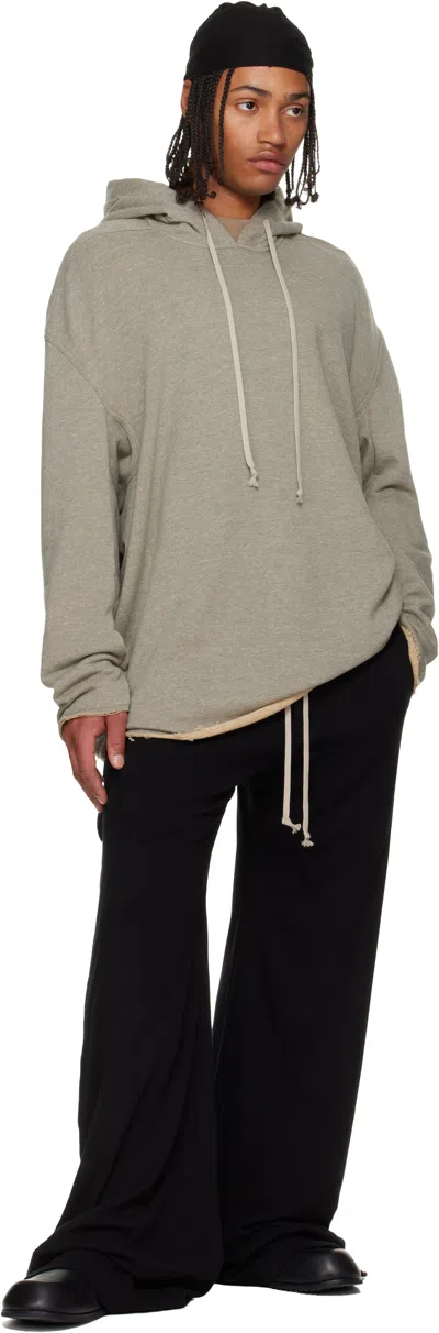 Rick Owens Drkshdw Peter Hoodie With Drawstring And Kangaroo Pocket In Multi
