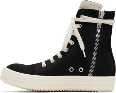 Rick Owens Drkshdw Black Concordians Vegan Sneaks Sneakers In Black