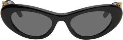 Loewe Black Slim Sunglasses In Blue