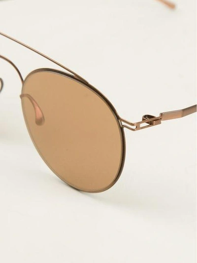 Shop Mykita 'esse ' Sunglasses In Metallic