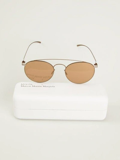 Shop Mykita 'esse ' Sunglasses In Metallic