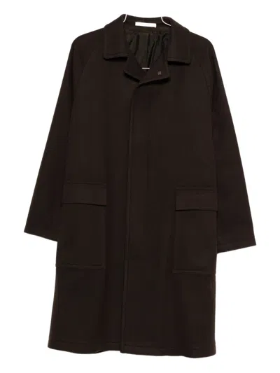 Tagliatore Pocket Coat In Black