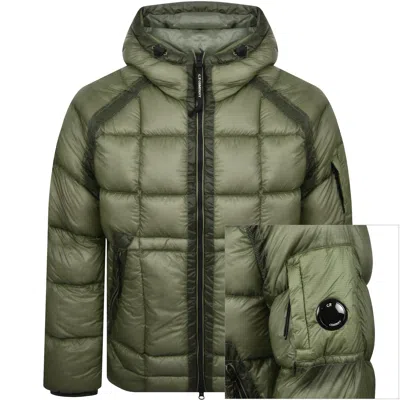 C.p. Company D.d. Shell Goggle Down Jacket In Green