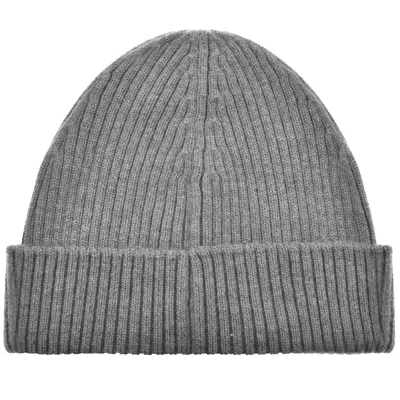 Hugo Boss Hugo Xola Metal Wool Beanie Grey In Gray