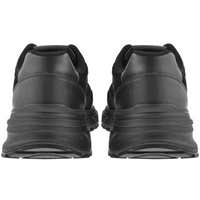 Calvin Klein Hike Runner Mesh Trainers Black In Animal Print