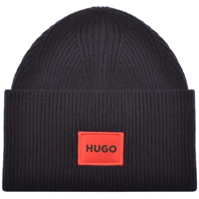 Hugo Boss Hugo Xaff 6 Beanie Hat Navy In Blue