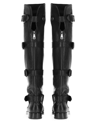 Dolce & Gabbana Saint Laurent Havana Havana Transparent Acetate Glasses In Black