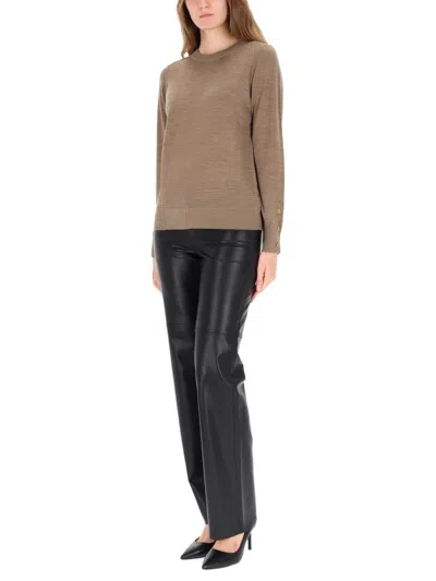 Michael Kors Merino Wool Sweater In Neutral