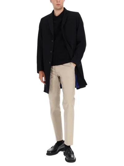 Ps By Paul Smith Ps Paul Smith Wool Coat In Black