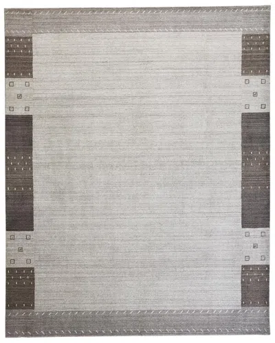 Verlaine Yurie Hand-woven Rug In Gray