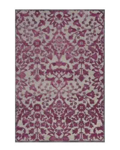 Feizy Saphir Rubus 2.6ft X 8ft Rug In Pink