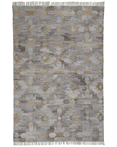 Verlaine Elstow Hand-woven Rug In Gray