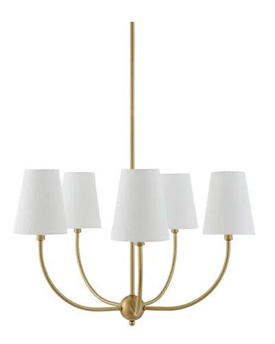 Surya Gossi Accent Table Lamp In White