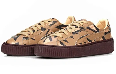 Puma (wmns)  Naturel X Platform 'cheetah' In Brown