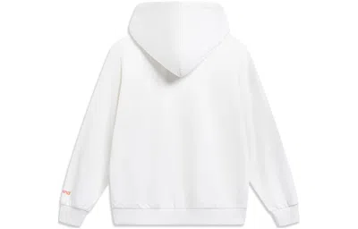 Li-ning Anything Is Possible Graphic Hoodie 'white' In Gray