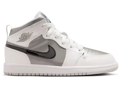 Pre-owned Jordan 1 Mid Se Inspired By The Greatest Sneakers In Photon Dust/flat Pewter/black