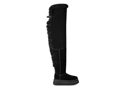 Pre-owned Ugg Thigh High Boot Sacai (women's) Sneakers In Black