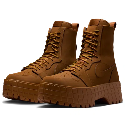Air Jordan (wmns)  1 High Brooklyn 'light British Tan' In Brown