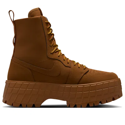 Air Jordan (wmns)  1 High Brooklyn 'light British Tan' In Brown