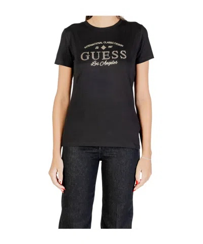 Guess Short-sleeved T-shirt In Black