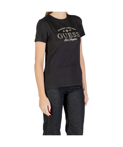 Guess Short-sleeved T-shirt In Black