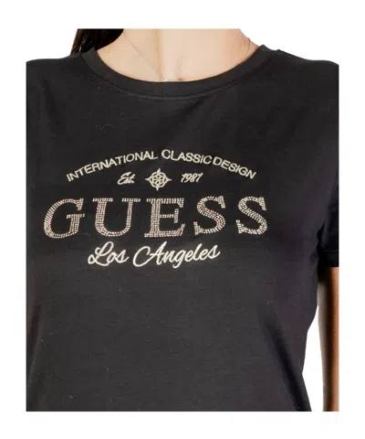 Guess Short-sleeved T-shirt In Black
