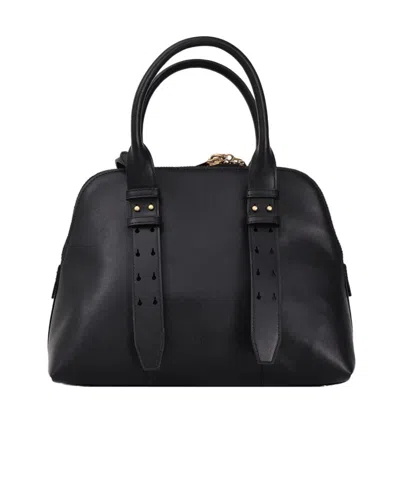 Pinko Bowling Bag Leather Shoulder Bag In Multi