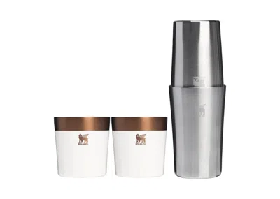 Pre-owned Stanley The Lifted Spirits Prismatic Craft 6oz/12oz Cocktail Set In Gilded Marshmallow