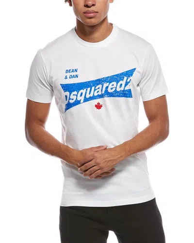 Dsquared2 Graphic T-shirt In White