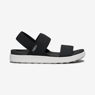 Keen Elle Webbing Strap Sandal In Black